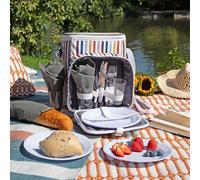 Country Living Sac de pique-nique pour 4 personnes WD495 (Taille unique) (Multicolore)
