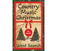 Country Music Christmas Word Search: Travel size 5x8 inch, 50+ puzzle, 110 page, 495 words straight from the country music playlist. Great Christmas stocking stuffer