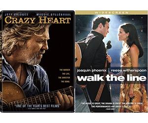 Country Music Stars DVD Collection - Walk the Line & Crazy Heart 2-Movie Bundle