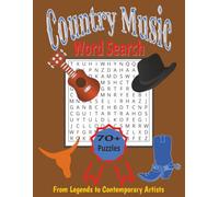 Country Music Word Search: 70+ Puzzles from Legends to Contemporary Artists