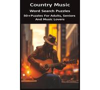 Country Music Word Search Puzzles: Relax, Unwind, And Test Your Country Music Knowledge With Fun. Featuring Southern-Inspired Words | Fun ... | 110 Pages | 50+ Puzzles| Perfect Gift