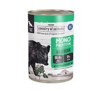 COUNTRY OF ANIMALS Dog Monoprotein Wild Boar sanglier, nourriture humide pour chiens 400g