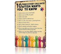 Country Offspring Advice List Cheeky Tin Wall-Art 12x8 Inch