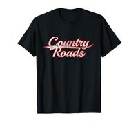 Country Roads West Virginia Rural Life Vintage Varsity T-Shirt