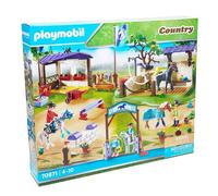 Playmobil 70871 Country Tournoi d'équitation avec Lavage de Chevaux