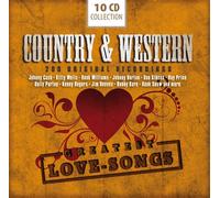 COUNTRY & WESTERN-200 GREATEST LOVE-SONGS WALLET 10 CD NEUF