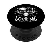 Country Western Excusez-Moi, Vous Avez l'air de m'aimer PopSockets PopGrip Adhésif