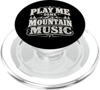 Country Western Play Me Some Mountain Music Style Vintage PopSockets PopGrip pour MagSafe