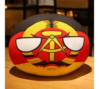 Countryball Jouet en Peluche Animé Polandball Peluche Boule Poupée en Peluche Courte Porte-clés Pendentif Mini Coussin 10-40cm (10cm, 11)