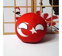 Countryball Jouet en Peluche Polandball Poupée Animé Cosplay 9/20cm Mini Oreiller Coussin Porte-Clés Pendentif Cadeau pour Enfants Amis Amoureux (9cm, 20)