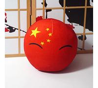 Countryball Jouet en Peluche Polandball Poupée Animé Cosplay 9/20cm Mini Oreiller Coussin Porte-Clés Pendentif Cadeau pour Enfants Amis Amoureux (9cm, 03)