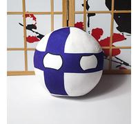 Countryball Jouet en Peluche Polandball Poupée Animé Cosplay 9/20cm Mini Oreiller Coussin Porte-Clés Pendentif Cadeau pour Enfants Amis Amoureux (9cm, 27)