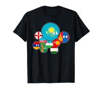 Countryballs Carte Asie Centrale et Caucase T-Shirt