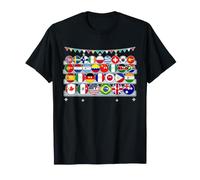 Countryballs Photo de Groupe des Nations du Monde T-Shirt