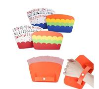 COUOCRE Lot de 2 Porte Carte Enfant,Porte Carte Jeu, Porte Cartes à Jouer Support en Plastique, Pliable et Réutilisable pour Adultes et Seniors