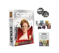 Coup - Card Game from Dystopian Universe for Family, Party, Deduction, Strategy, Board Game [HK]