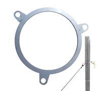 Coup De Cheminée - Brace De La Pipe De Coiffure Bracke De Supports | Suport De Fixation De Pipe De Fumée | Chimney En Acier Inoxydable | Le Support Portable S'adapte À Un Support Robuste De 2,4 Ou 2,8