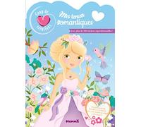 Coup de coeur créations - Mes tenues romantiques - Modèles à habiller avec stickers - Dès 5 ans