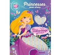 Coup de coeur créations - Mon coloriage précieux - Princesses - avec strass - Elen Lescoat - Hemma - broché - Document jeunesse