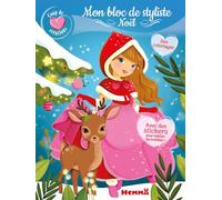 Coup de cœur créations - Mon bloc de styliste - Noël - coloriage - activités - mode - 5 ans