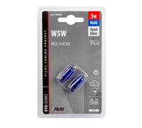 LAMPA Blister de 2 lampes ampoules W5W XENON 12V 5W W2 1X9 5D LAMPA