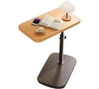 Coup De Lit Tableaux De Lit, 360 ° Rotatifs C Comme Un Sidet De Lit En Forme De C, Une Table De Bac à Télévision Moderne Pivotante, Une Table D'appoint De Canapé Rectangulaire Avec Dessus(Color:jaune)