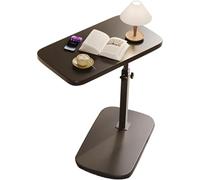 Coup De Lit Tableaux De Lit, 360 ° Rotatifs C Comme Un Sidet De Lit En Forme De C, Une Table De Bac à Télévision Moderne Pivotante, Une Table D'appoint De Canapé Rectangulaire Avec Dessus (Color:noir)