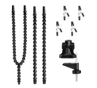 Coup de main à souder - Station d'atelier de loisirs créatifs pour bijoux | Pince de bureau réglable à quatre bras flexibles | Support de carte PCB rotatif, Support de figurine de peinture, Suport de