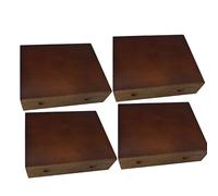 Coup de mer à lit en Bois Pieds pour Meubles en Forme de canapé de canapé de canapé Digne de la Jambe de 4, canapé en Bois des Meubles de Remplacement des Meubles, Jambes de Table des Jambes (b-in a