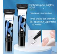 Coup de pointe en gel, colle de ongles en gel, Gel de construction extra fort pour extensions de l'ongle Coche de base de la couche de base, Conseils outils de conception artistique, de ongles po