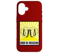 Coup De Pression | Chope de Bière Brasserie Maître Brasseur Coque pour iPhone 16