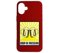 Coup De Pression | Chope de Bière Brasserie Maître Brasseur Coque pour iPhone 16 Plus