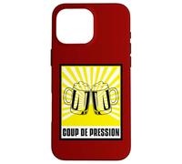 Coup De Pression | Chope de Bière Brasserie Maître Brasseur Coque pour iPhone 16 Pro Max