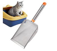 Coup de sable pour litière pour animaux de compagnie - Scoop de tamisage | Scoop de sable pour outils propres | Cat Litter Scoop | Pelle profonde avec poignée ergonomique | lourd