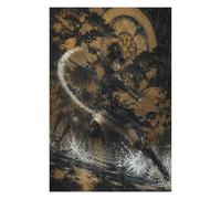 Coup d'eau Ninja Puzzle 1000 Pièces en Bois, Casse-Tête Complexe