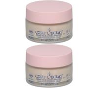 Coup d'Eclat® CRÈME FINE HYDRA-PROTECT 24H Crème Pour La Peau 2x50 ml
