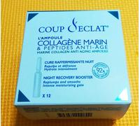 Coup D'eclat flacons booster de récupération de collagène marin anti âge peau...