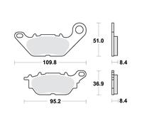 Coup Les Plaquettes De Frein Standard TRW LUCAS 787.50.57