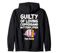 Coupable d'aimer trop Le Poisson-Papillon Copperband Sweat à Capuche