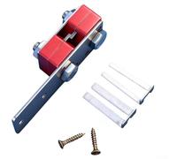 Coupe 2-4-8, coupe-sangle en plastique et acier pour la construction - Alliage d'aluminium et plastique dur avec finition multicouche galvanisée résistante à la rouille, compact 95 x 20 mm