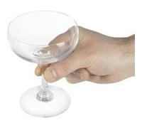 Olympia Coupe à champagne en cristal Bar Collection Olympia 200ml (Lot de 6), Transparent, 125(H) x 95(Ø) mm, Cristal sans plomb, GF732