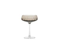 Coupe à Champagne Louise Roe, Verre à Champagne à Cut Unique Fumé