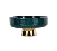 Coupe à fruits, coupe décorative à piédestal, Plateau de service sur pieds de luxe léger Petit bol en céramique sur pieds, assiette de bonbons sur pieds, assiette de service alimentaire, plat de fruit