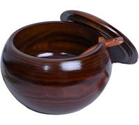 Coupe à Fruits en Bois Ou Coupe DéCorative pour La Table, Le Comptoir De La Cuisine Ou comme Centre De Table De NoëL ChampêTre(E/D19cm)