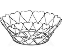 Coupe à fruits versa Coeurs métal acier (26 x 10 x 26 cm)