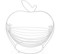 Coupe à fruits versa white pomme acier (24,5 x 29,5 x 30 cm)