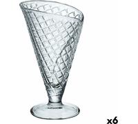 Coupe à glace et à milk-shake bormioli rocco gelato verre 210 ml (6 pièces)