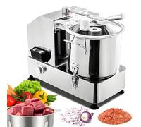 Coupe-aliments électrique avec contrôle de vitesse variable, capacité de 1800 W, 12 L, multifonction pour restaurants et camions de restauration