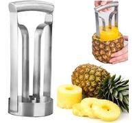 Coupe Ananas,Coupeur D'ananas en Acier Inoxydable,Éplucheur D'ananas Coupes,Ananas Peeler pour la Maison et la Cuisine