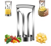 Coupe-ananas, éplucheur d'ananas en acier inoxydable et trancheuse, outils de sculpture de fruits robustes